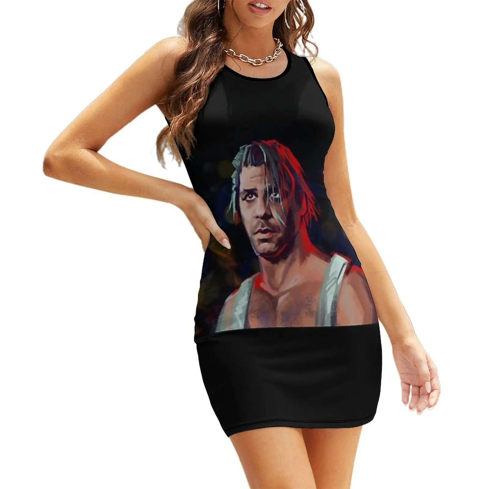 

Rock concert Sleeveless Sundress african dresses for woman evening dress woman Cocktail of dresses Bride dresses