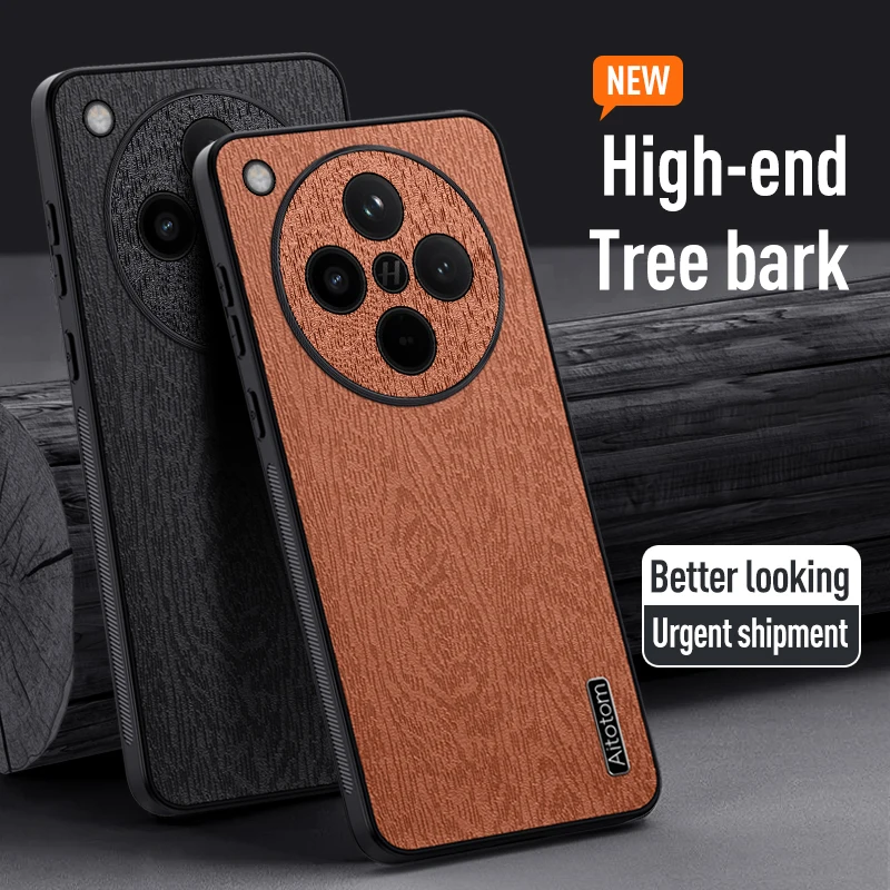 Case for Oppo Find X8 Pro 5G Leather Tree Pattern Silicone Hard Full Camera Phone Cover OppoFindX8Pro PKC110 PKC130 PKB110 Shell