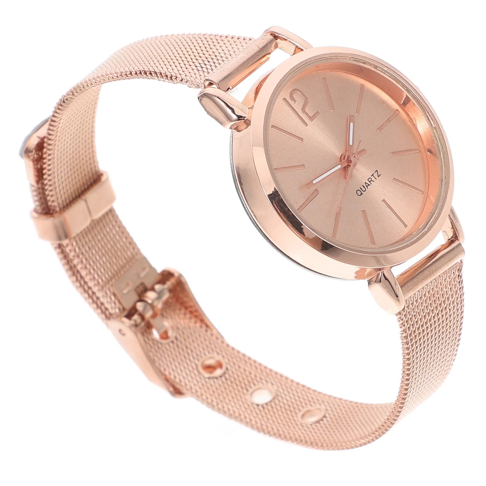 Women Quartz Watch with Mesh Belt Fashion Watches Simple Casual Girl Women's Fitness