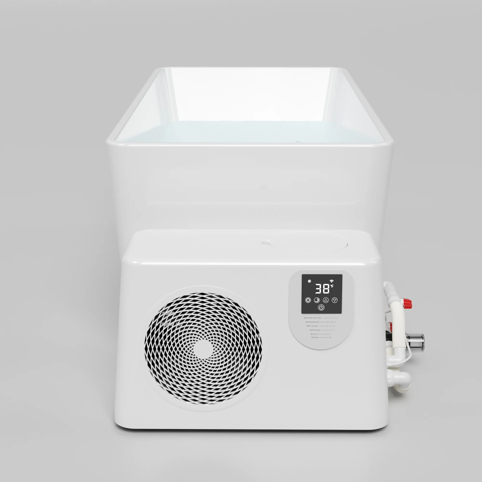 Bathtubs For Acrylic Cold Plunge Bathtub With Integrated Water Chiller & WiFi Ozone For Hot/Cold Sports Recovery Bathroom Hotel