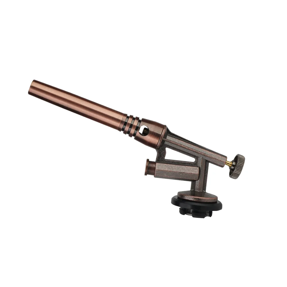 Torcia a gas per saldatura in rame portatile Ugello Pistola a fiamma Campeggio esterno Lanciafiamme Cucina Bruciatore accendino butano Attrezzatura per saldatura