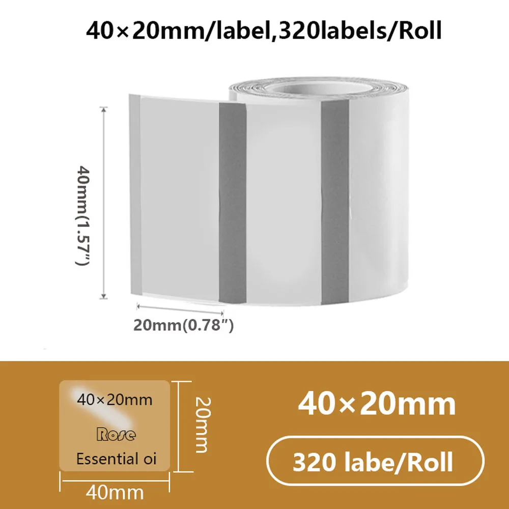 M220 Laser argento/oro adesivo termico sigillo etichette carta Festival artigianato decorazioni per feste per M110 M200 M120 E210 P50 DETONG P1