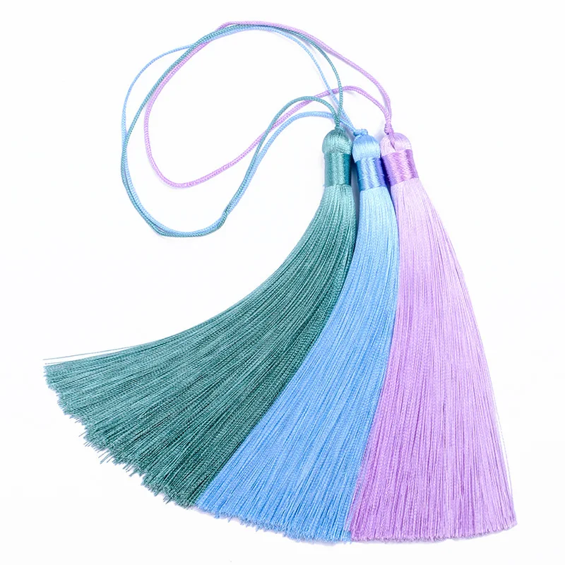 5/10/pcs 25 Color Mix13 cm Colorful Cotton Silk Tassel Brush Charm Handmade Crafts Sati Tassel Pendant DIY jewelry Accessories