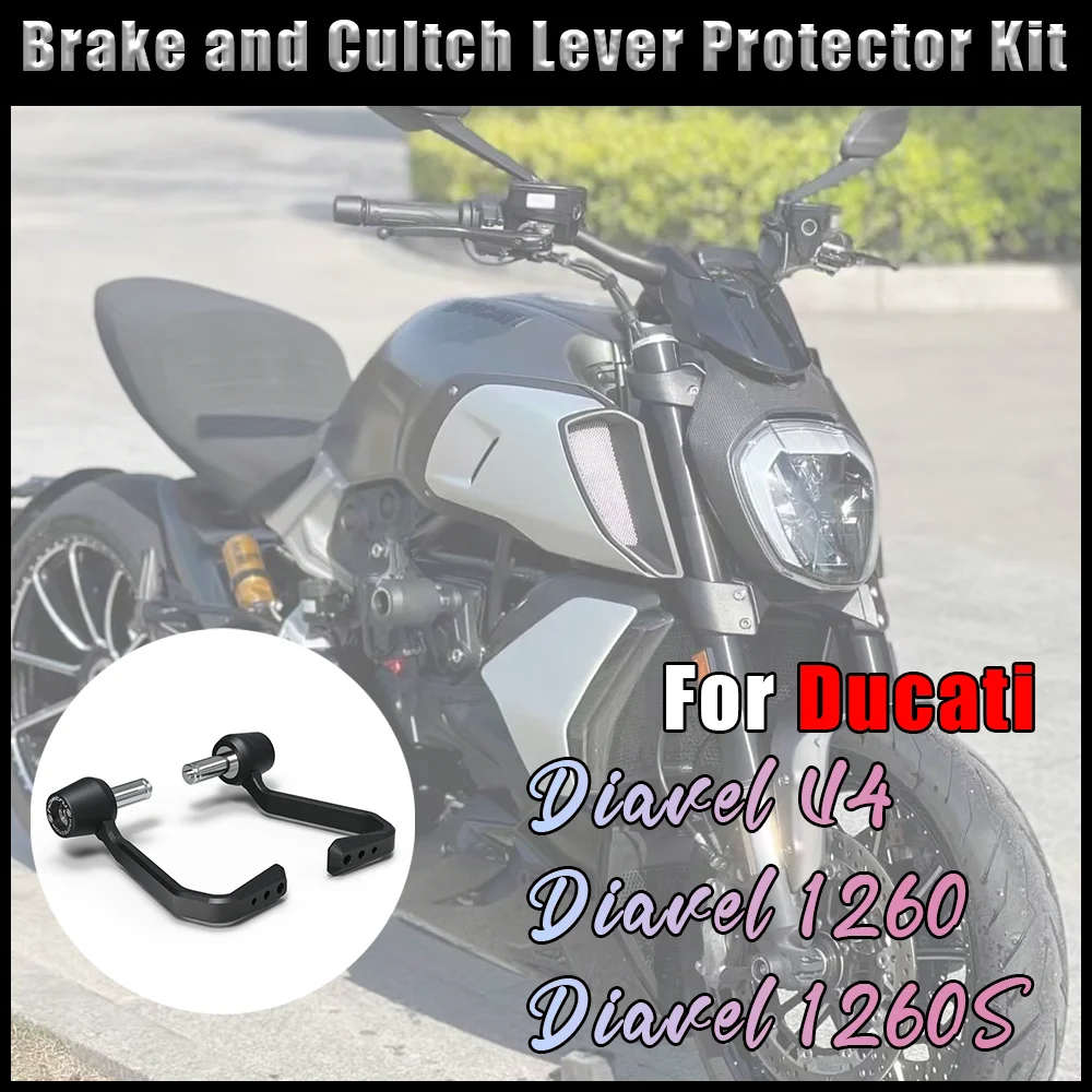 Motorcycle hand guards For Ducati Diavel V4 Diavel 1260 Brake and Clutch Levers Protector Kit Motorcycle Handlebar Grips Guard