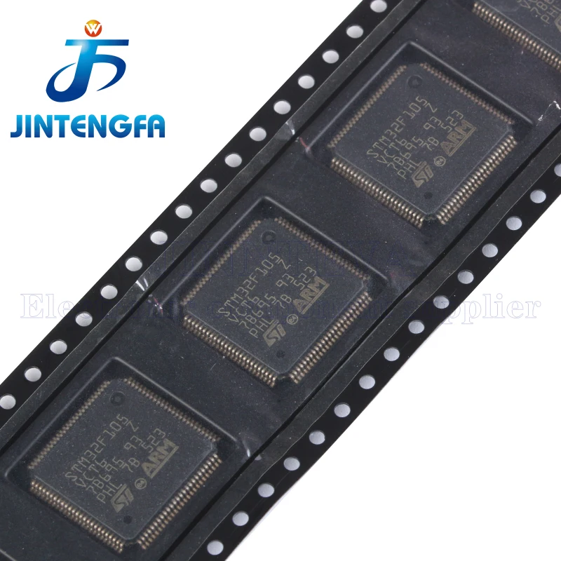 STM32F105 STM32F105R8T6 STM32F105RBT6 STM32F105RCT6 STM32F105VBT6 STM32F105VCT6 LQFP-64/100 ARM MCU SMD IC مايكرو