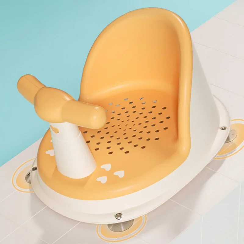 Infant Bath Tubs Comfortable Shower Seat Portable Shower Stand for Newborns Baby and 1 Years Old Children Growth Accessories