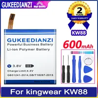 GUKEEDIANZI Battery 600mAh For kingwear SmartWatch KW88 Pro Batteries