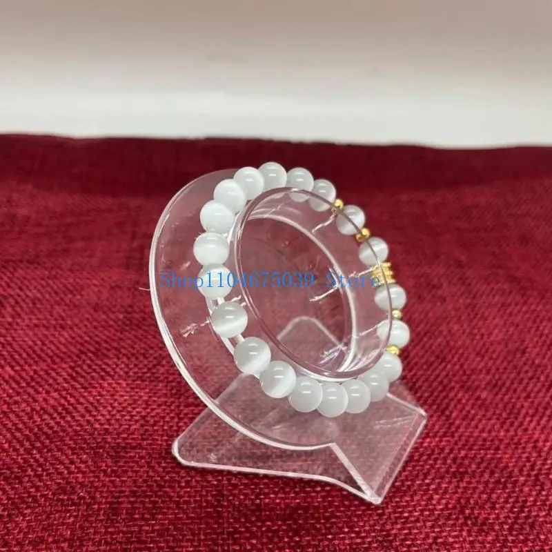 

5asd Clear Acrylic Bracelet Display Stand Bangle Display Holder Transparent Shelf Jewelry Watch Jewelry