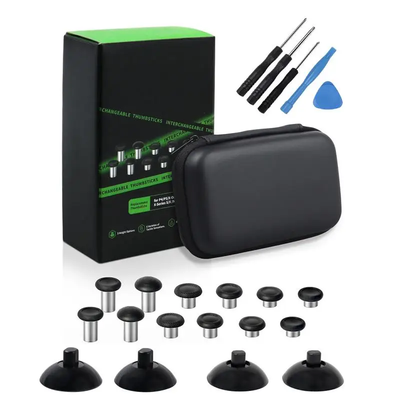 For Xbox Series X/S Grip Stick Joystick Thumbstick Controller Joystick Extender Metal Shaft Extender High-Rise Thumb