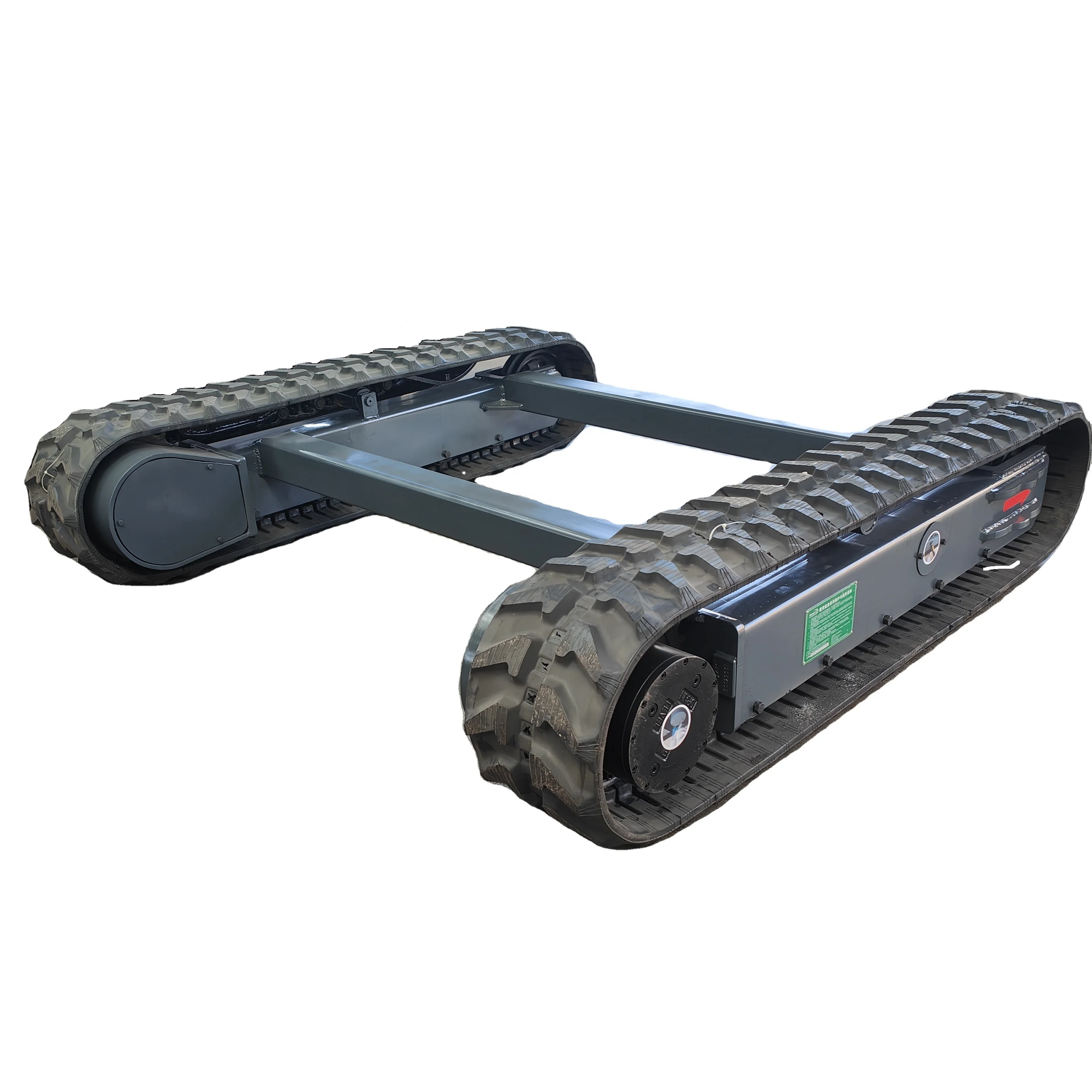 2-10Ton Multispec Rubber Steel Track Undercarriage Chassis, Universal Crawler Base for Excavator and Hydraulic Drilling Machiner