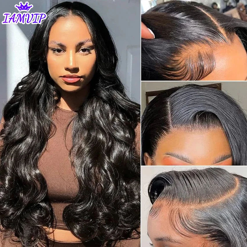 Body Wave Lace Frontal Wig 13x6 Hd Lace Frontal Blonde Front Hd Lace 13x4 Human Hair Body Wave Wig  For Black Women