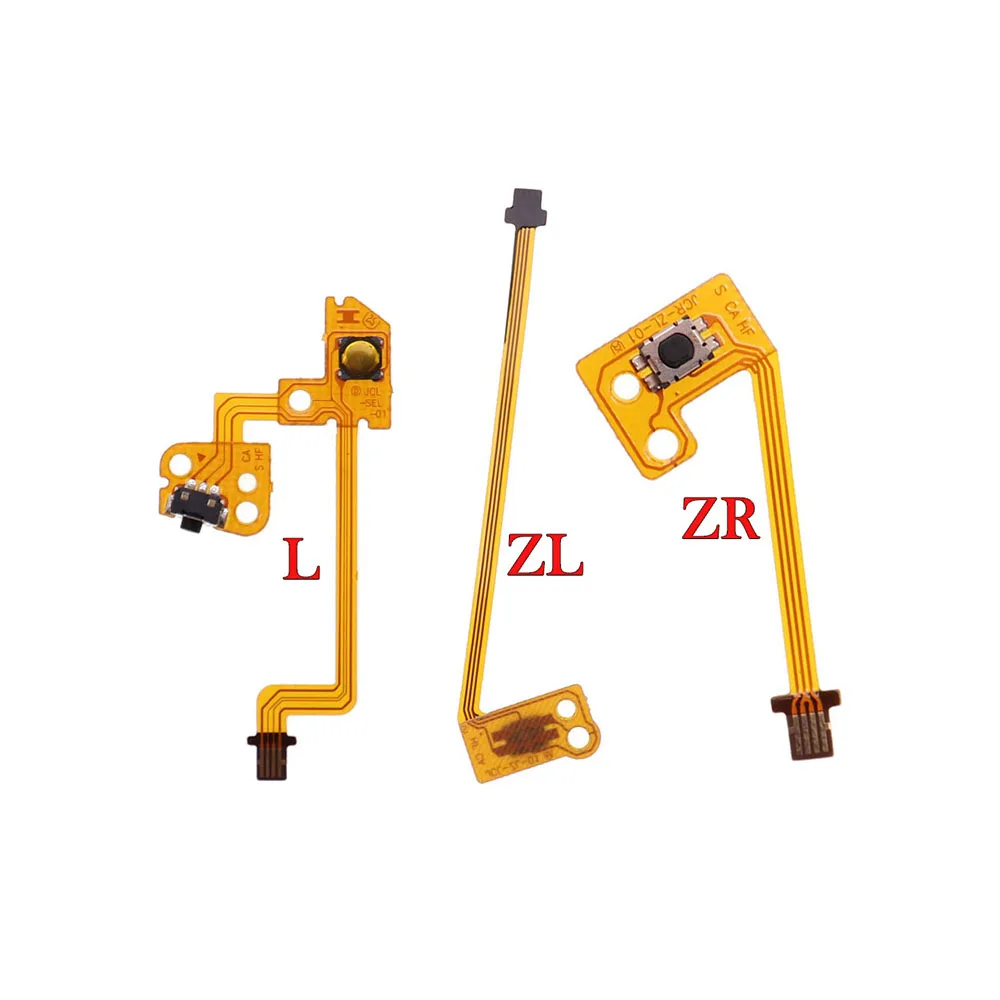 닌텐도 스위치 조이 콘 ZR ZL L SL SR 버튼 키 리본 플렉스 케이블 On Off 볼륨 리본 케이블 수리 교체 부품 1Pcs