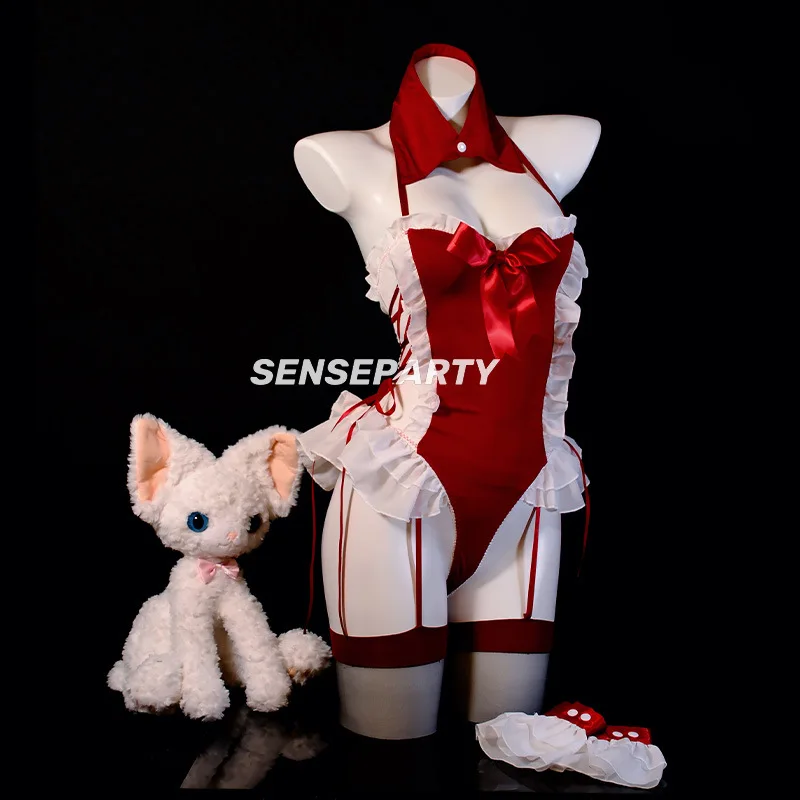 

Small breasts sexy lingerie maid uniform one-piece maid suit pajamas