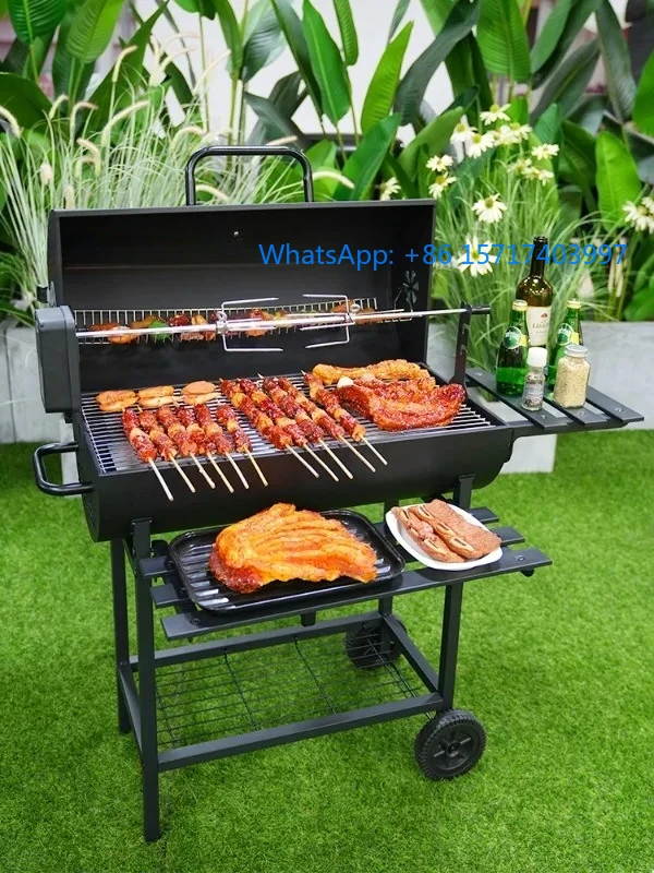 

Большой гриль для барбекю на открытом воздухе, бытовой гриль для тушения