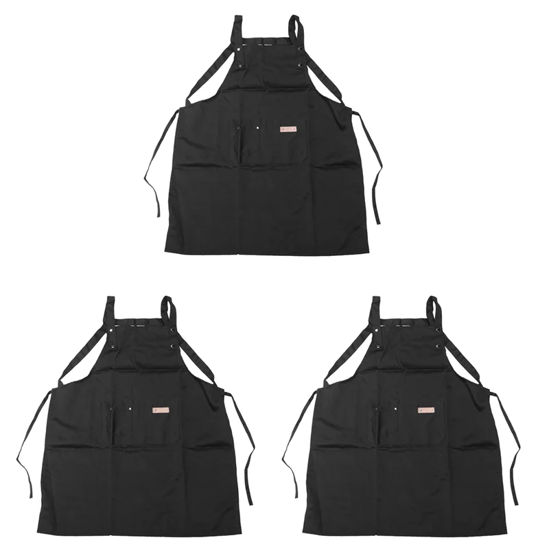 

FORC-3X B Black Professional Stylist Apron Waterproof Hairdressing Coloring Shampoo Haircuts Cloth Wrap Hair Salon Tool