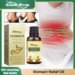 Stomach Relief Oil Relieve Indigestion Stomachache Bloating Treat Gastritis Improve Bad Breath Herbal Detoxification Oil 50ml