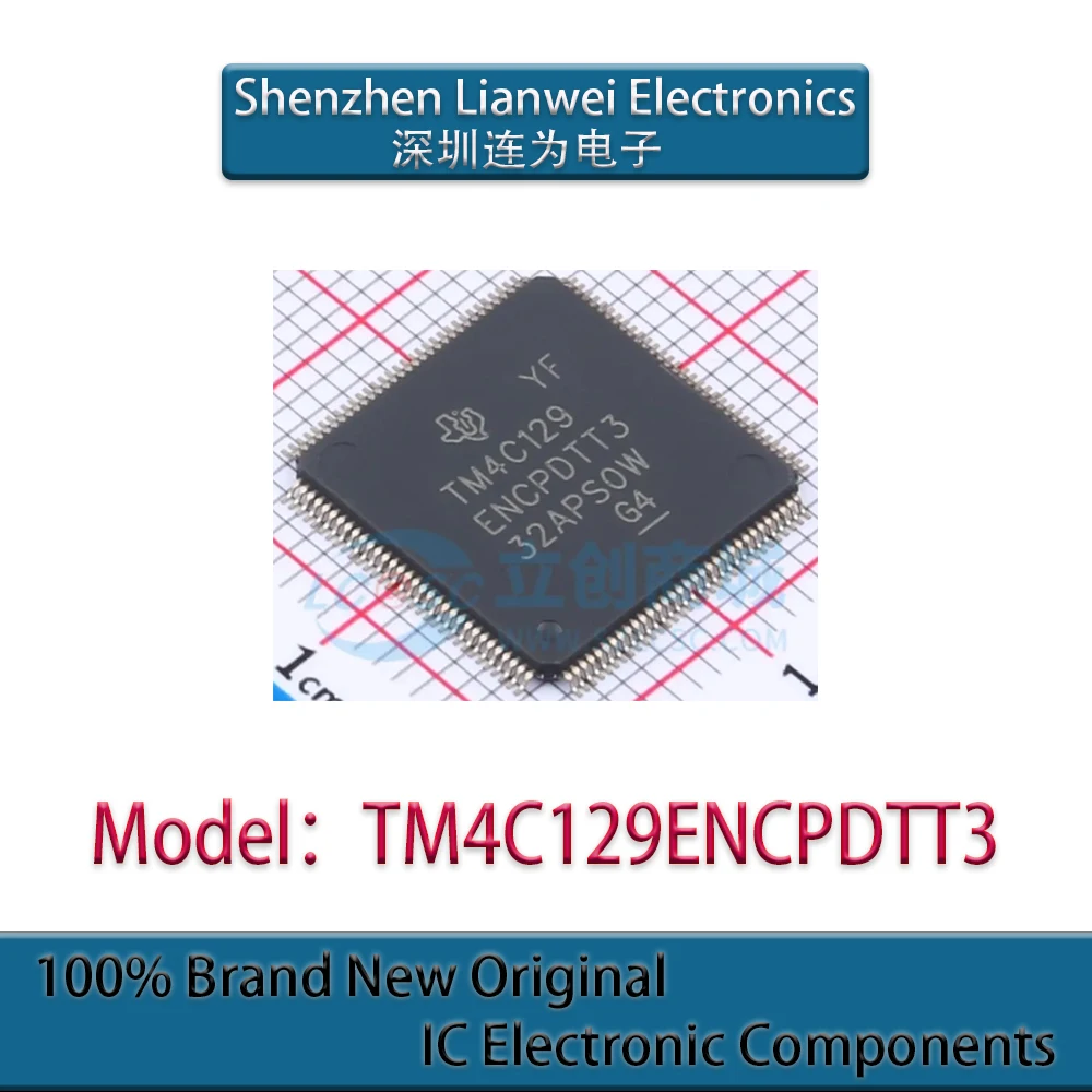 

100% New Original TM4C129ENCPDTT3 TM4C129ENCPDTT3R IC MCU Chipset TQFP-128