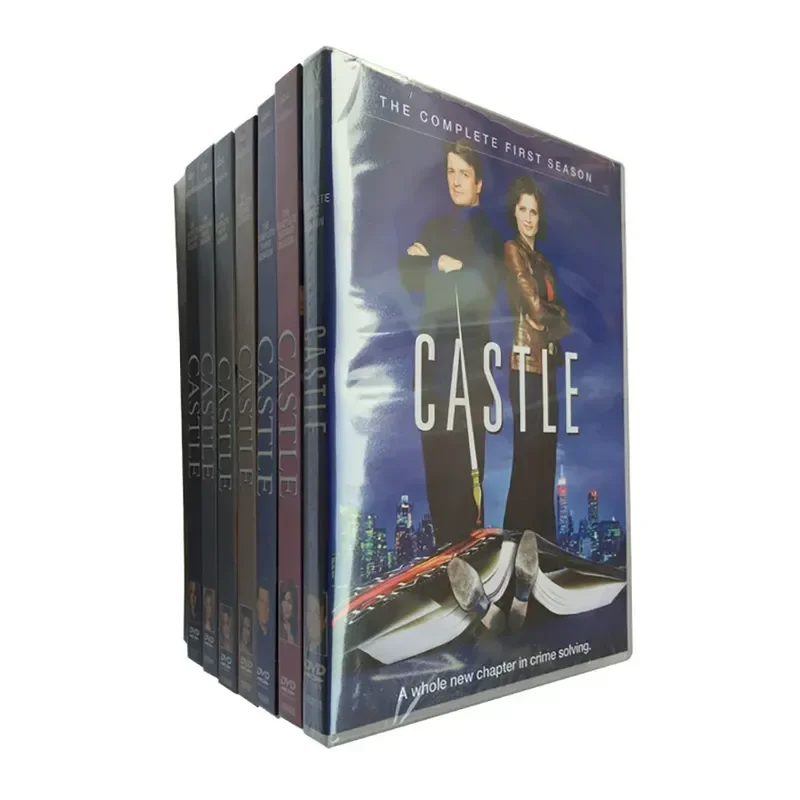 Spirit Book Wonderful Detective Seasons 1-8 Castle DVD 38 Disc Original American Drama English Pronunciation Subtitles