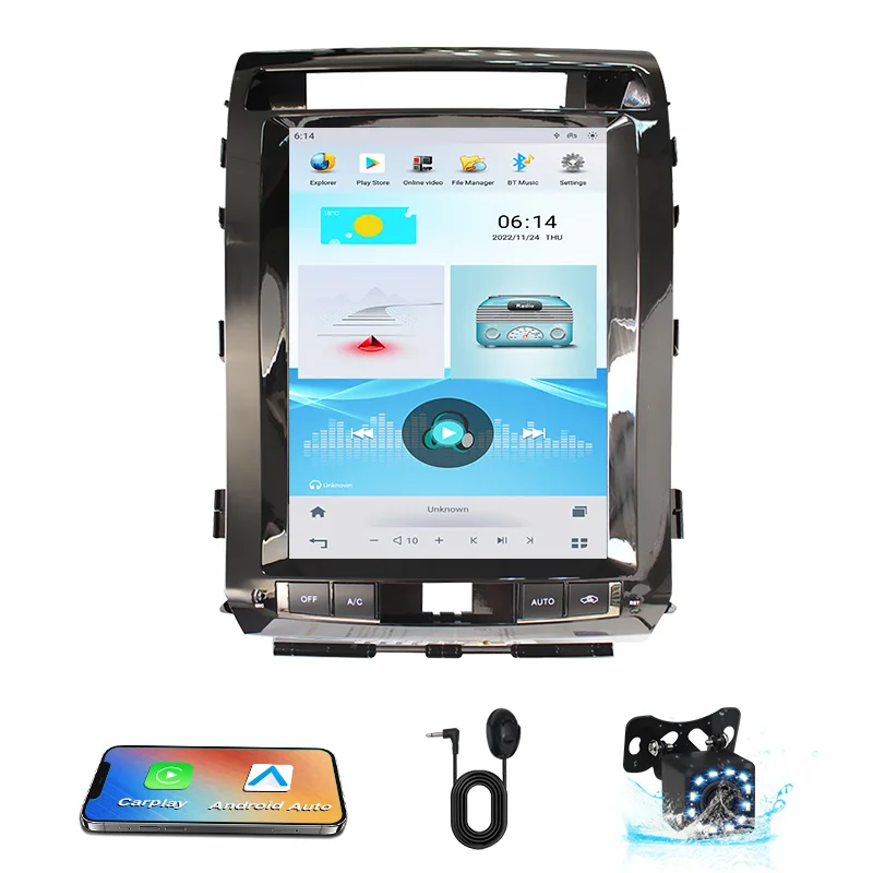 

Special sale android car Vertical screen inch Car Multimedia DSP For TOYOTA LAND CRUISER LC200 2008-2015 high level car