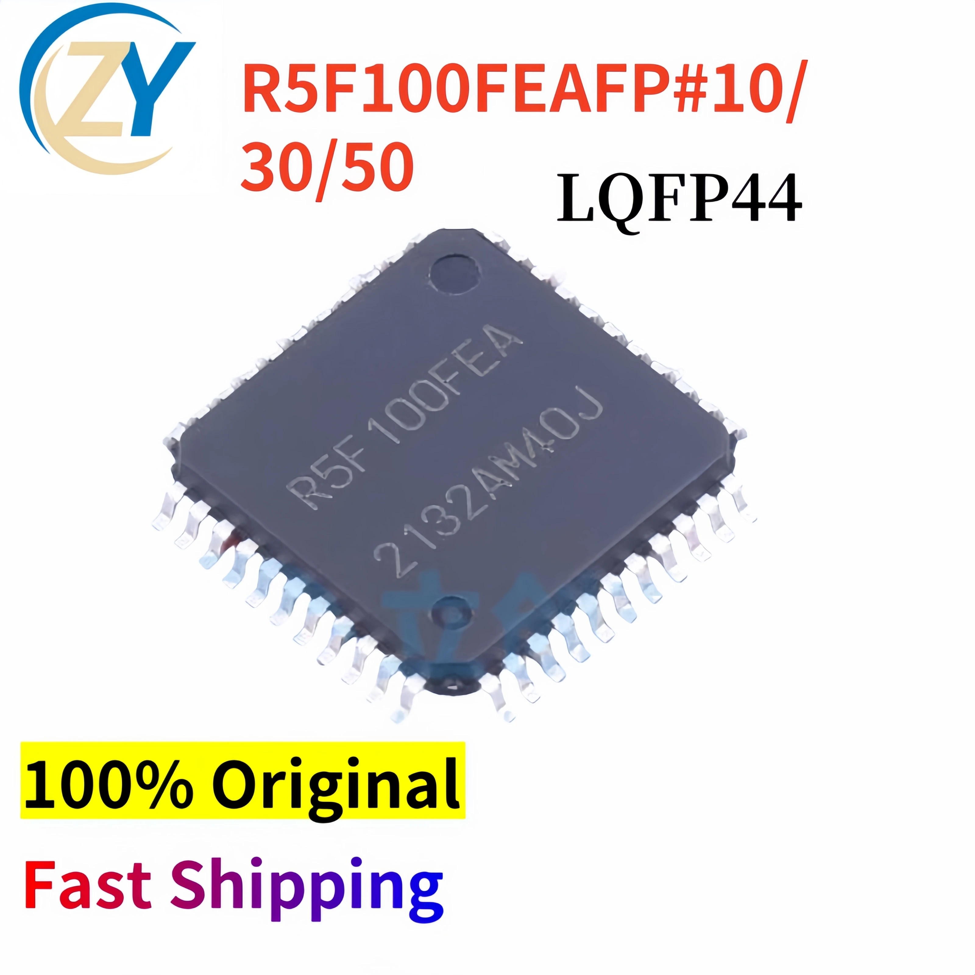 (2pcs) R5F100 R5F100FEAFP LFQFP-44 R5F100FEAFP#30 MCU 1.6V-5.5V 100% Original & In Stock