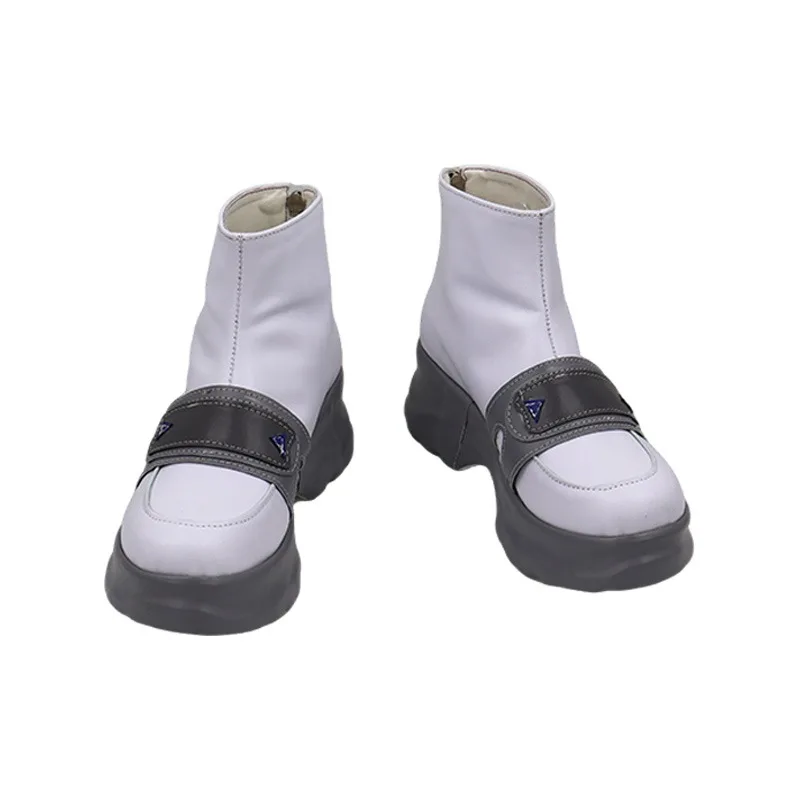 Nikke Biancaneve Scarpe Cosplay Stivali di Carnevale di Halloween Accessori Anime Scarpe in pelle PU Puntelli Cosplay Realizzati su misura