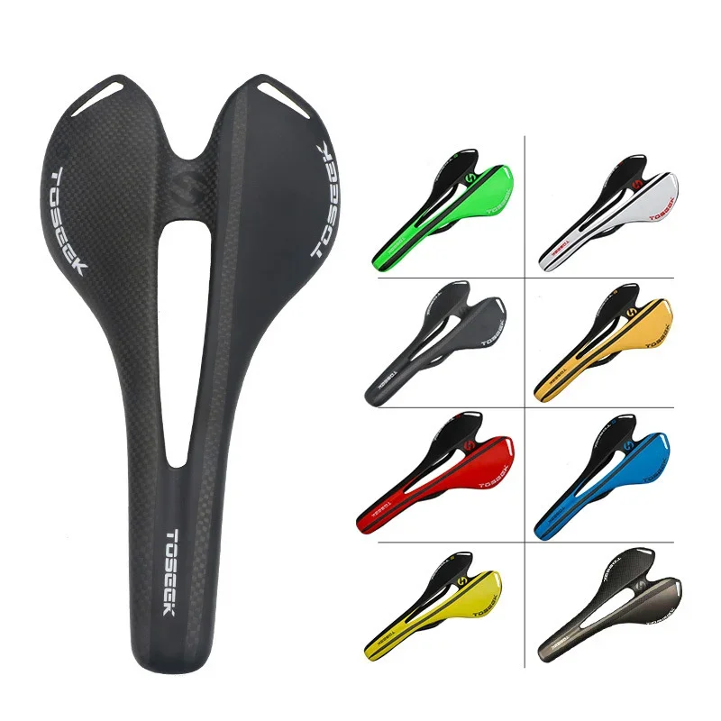 

Mountain Road Bike Seat Bicycle Accessories Carbon Fiber Bicycle Seat Road Bike Saddle Bike Seat Cushion Toseek Saddle