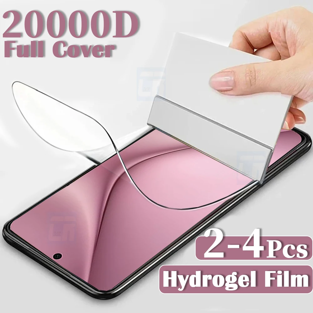 2-4Pcs HD Silicone Hydrogel Film For Huawei Pura 70 P50 P40 P30 P20 Pro Screen Protectors For Mate 60 50 40 30 20 Lite Not Glass