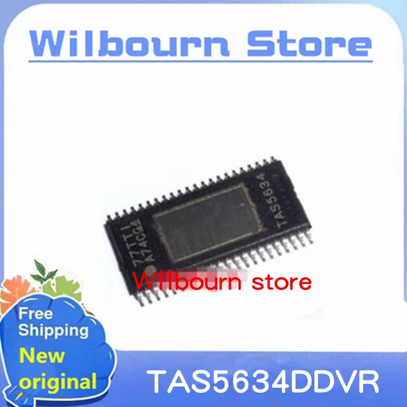 1PCS~10pcs/LOT 100% NEW TAS5634DDVR TAS5634DDV TAS5634 HTSSOP-44 Linear chip audio amplifier