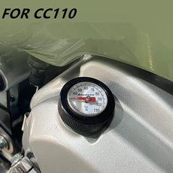 CC110 motorcycle retrofitted retro engine oil temperature gauge dedicated to CC110 oil temperature gauge accessories