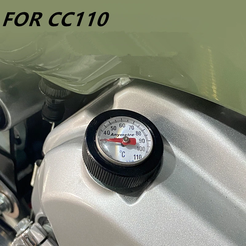 Motocykl CC110 zmodernizowany retro olej silnikowy wskaźnik temperatury dedykowany do akcesoriów do wskaźnik temperatury oleju CC110