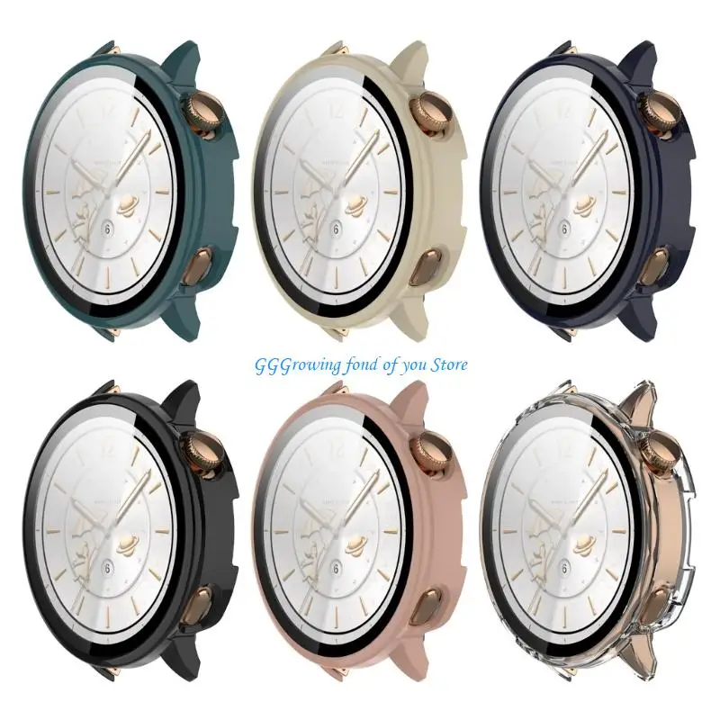 

H9EB Clear Screens Guard Shock Absorption Designs Case for Watch Mini