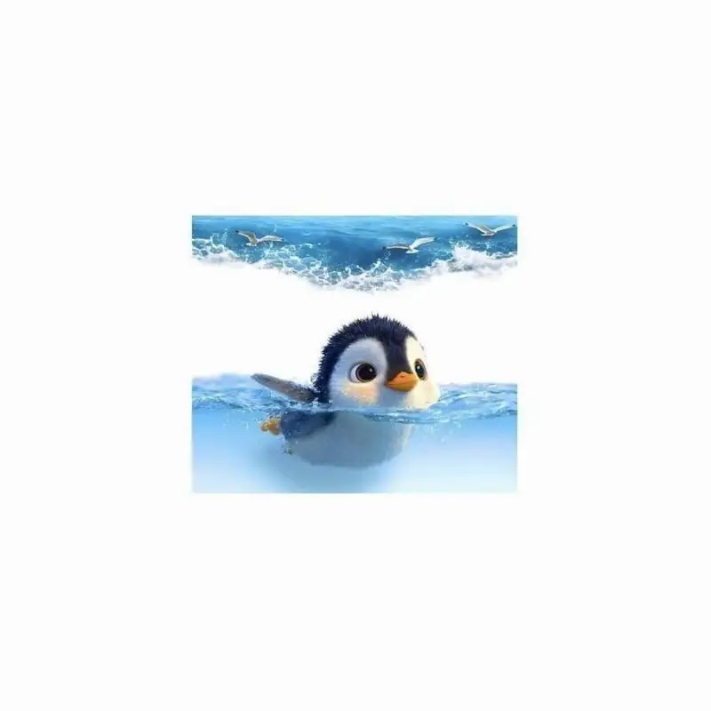 1Pc Cute Otter Toilet Tank Sticker,Ocean Wave Vinyl Decal For Bathroom Decor