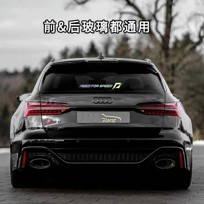 Need for Speed  JDM Racing Sticker Front Rear Windshield Window Bumper Helme Creative Sunscreen Waterproof Auto Decals  PVC