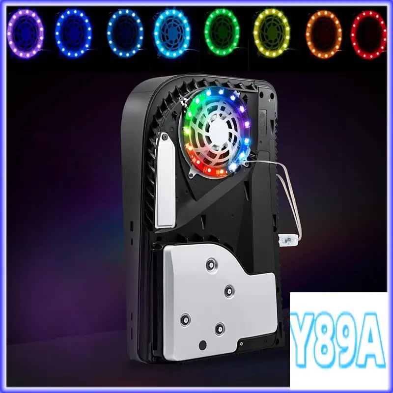 GO-8 Color RGB atmósfera luz Host tira de luz LED pegatina con Control remoto para PS5