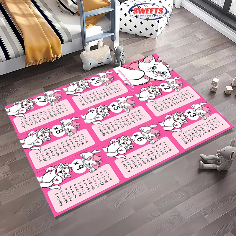 

Educational Math Multiplication Table Area Carpet for LivingRoom Bedroom Kid's Game Non-slip Mat Bedroom Sofa Doormat Decor Rug