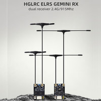 HGLRC ELRS GEMINI RX Dual Receiver 2.4G/915Mhz for RC Airplane FPV Long Range Drone