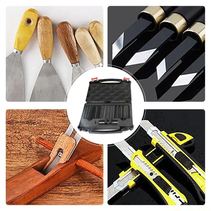 A2BE Professional Carving Chisels Adjustable Guide Handheld Sharpener Set