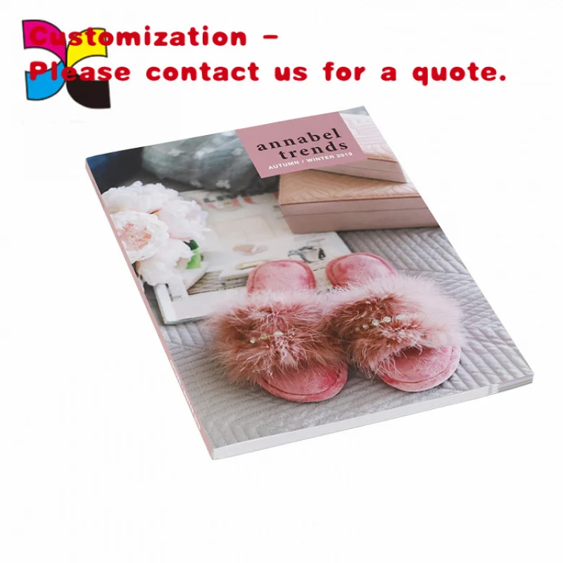 custom.Softcover Binding Customized Color Printing A4 Life Product Introduction Magazine
