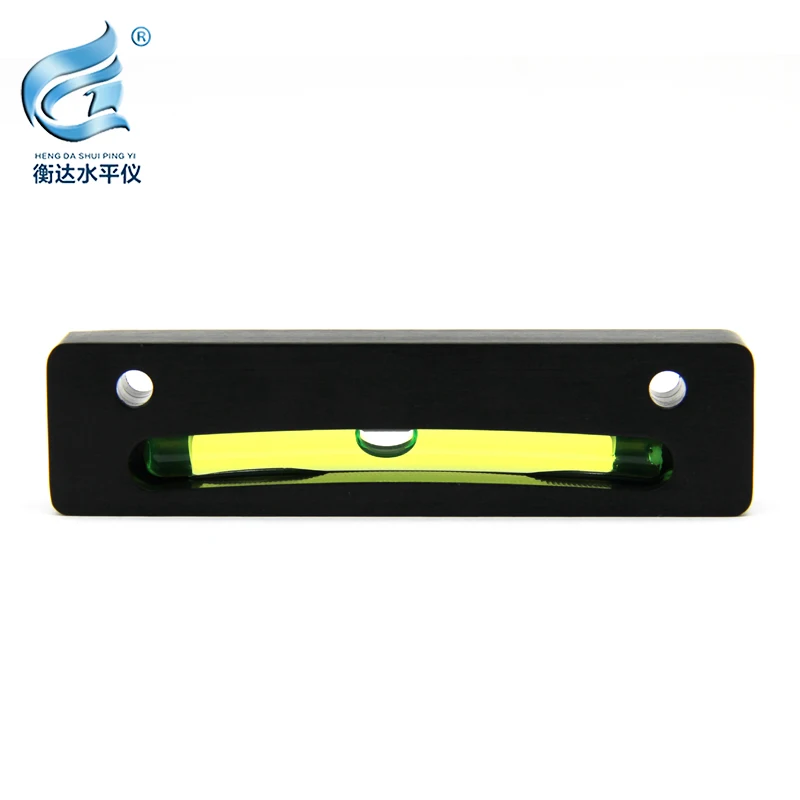 Box type external arc level 10025 high-precision metal bar level aluminum alloy long bar level bubble bead