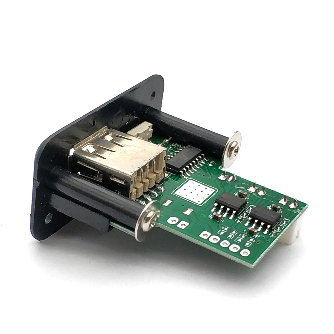 (Bez zdalnego sterowania) 5V 12V MP3 płytka dekodera WMA samochodowy sprzęt Audio moduł USB TF odtwarzacz MP3 płyta wzmacniacza — zdjęcie produktu 5