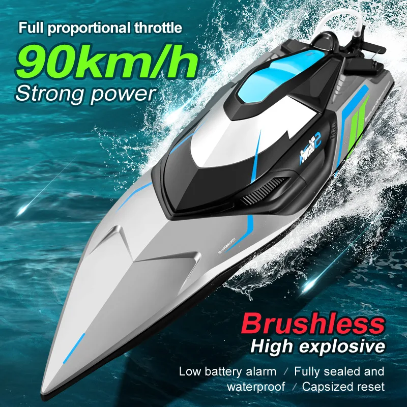S2 Brushless Ultra Large High-Speed Remote Control Boat Waterproof Electric Charging Adult Ship Model High Horsepower Speedboat