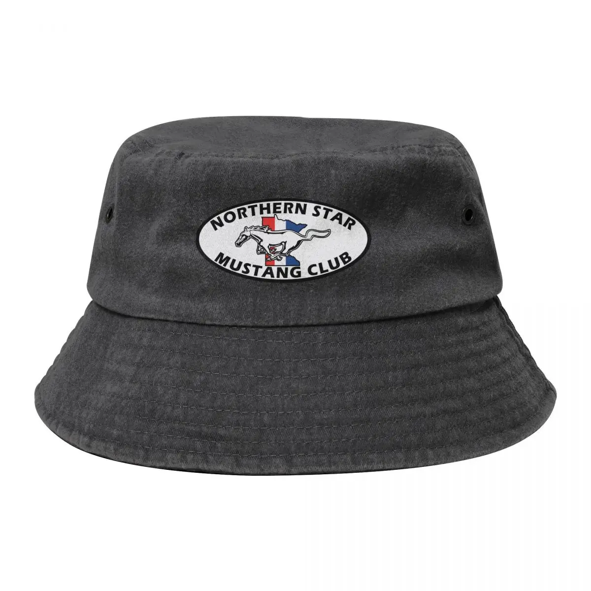 Northern Star Mustang Club Bucket Hat Horse Hat Anime Luxury Woman Men's