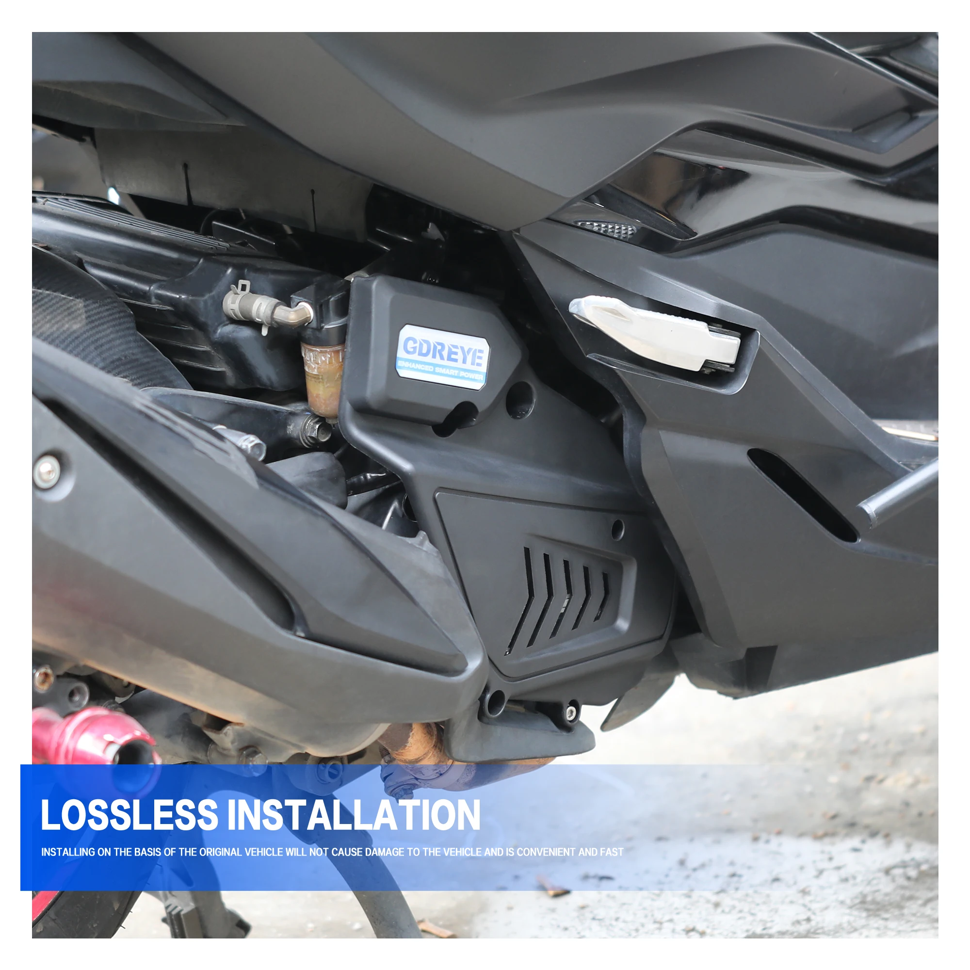 جديد حزمة الضغط العالي الغطاء الواقي زيت المحرك غطاء مضاد للسرقة الحرس الزخرفية لهوندا ADV350 2024 NSS350 FORZA350