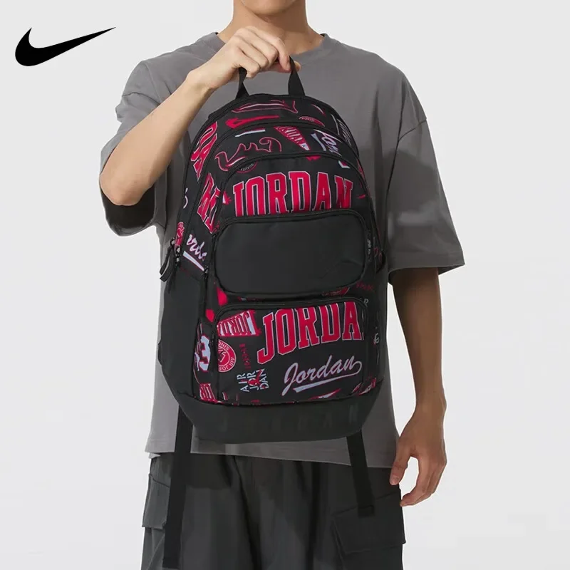 Nike Unisex Summer Sports & Fitness Backpack Lightweight Multi Pocket School Travel Commuter Daypack JD2533023AD-002