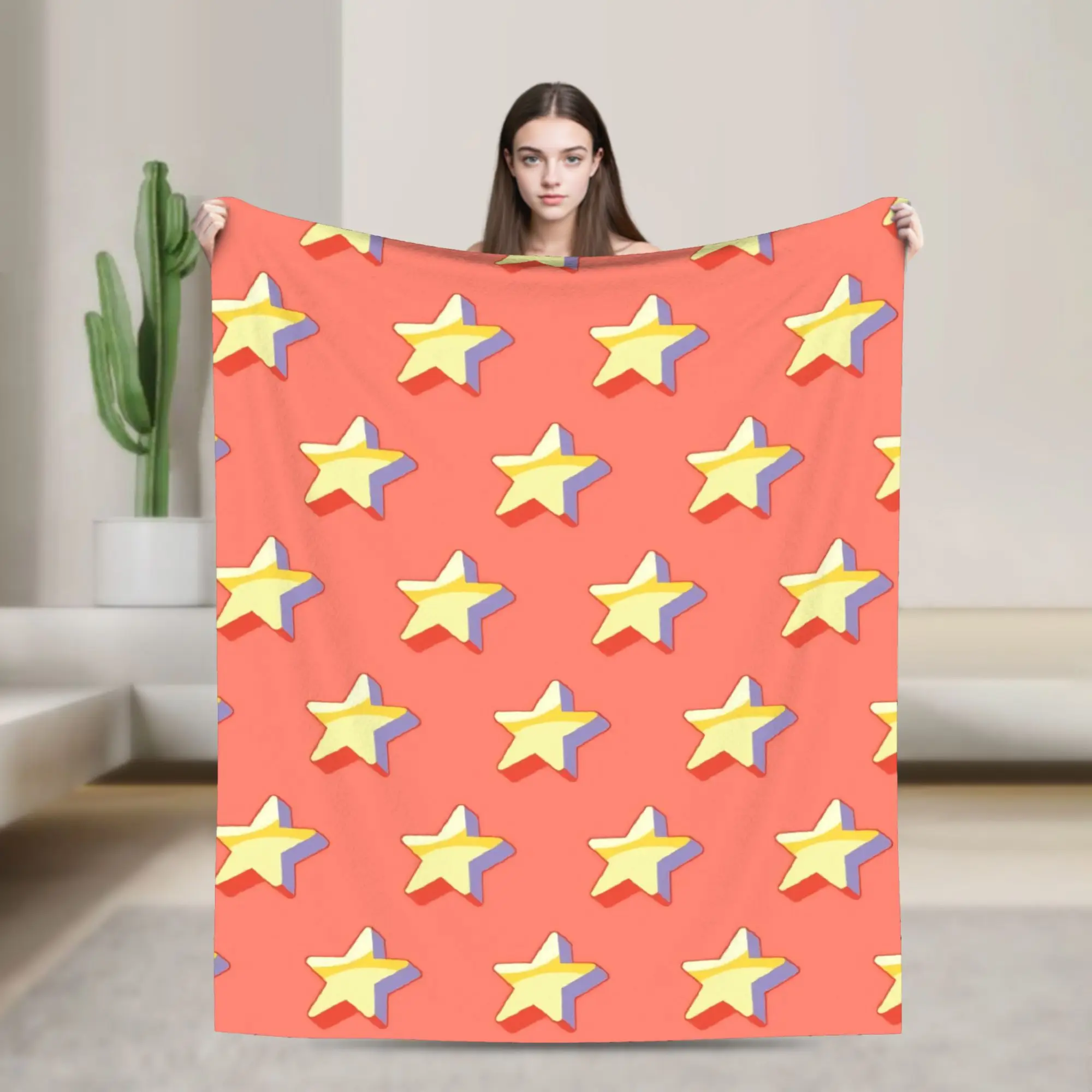 Steven Star Blanket Steven Universe Flannel Funny Soft Throw Blanket for Bedding Lounge Summer,