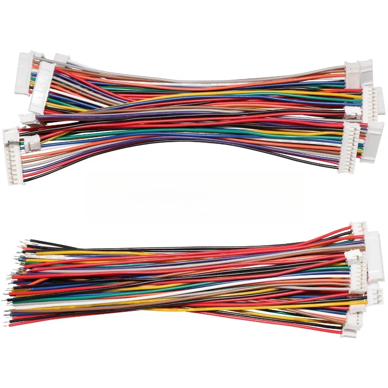 10PCS Mini Small Micro JST 2.0mm PH2.0 Male Female Connector 2/3/4/5/6/7/8/9/12Pin Plug With Terminal Wires Cable Socket 26AWG