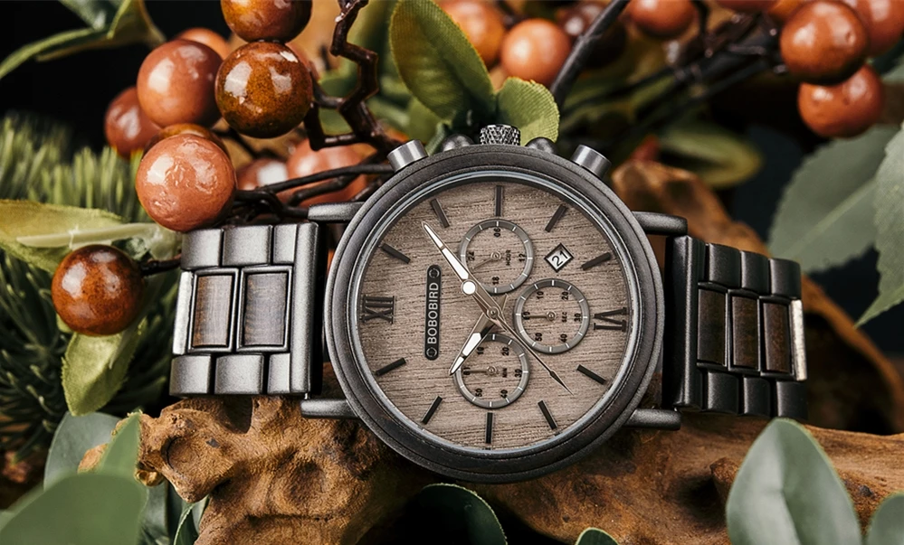 BOBO BIRD Colorful Printing/ Laser Engrave Logo Fee OEM Accept Custom Engrave on Bamboo Wooden Watches/ Sunglasses And Gift Box