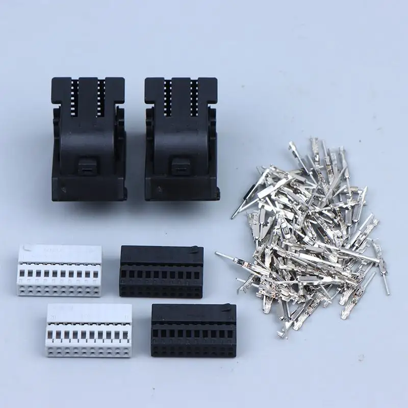 

40 Pin Amp Automotive Wiring Harness Unsealed Connector Socket Long Lasting Electrical Cable Plug for Vehicle Projects