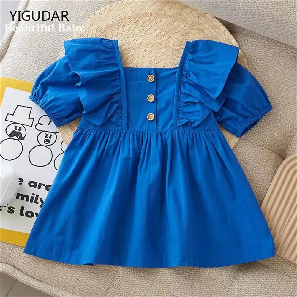 

0-18 Months Baby Girls Clothes Sleeveless Baby Bodysuits Blue Newborn Clothes Summer One Piece Infant Clothing Child clothes