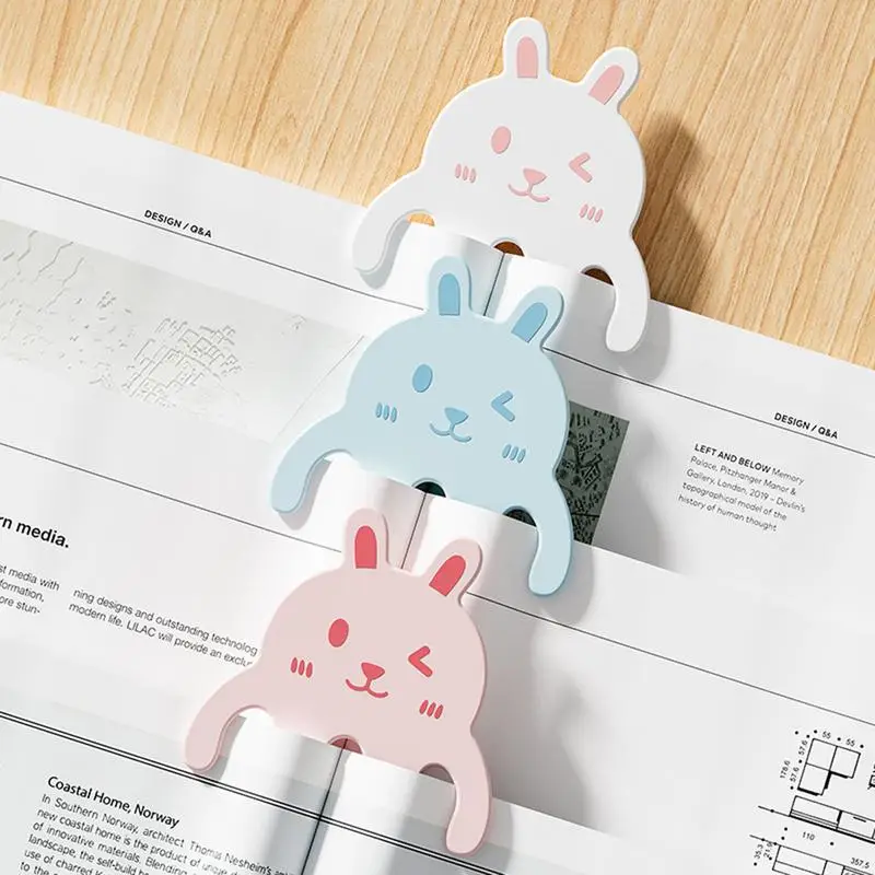 Bunny Bookmark Pretty Bunny Bookmarks Rabbits Animal Shaped Bookmark Colorful Cartoon Reading Bookmarks For Study Work